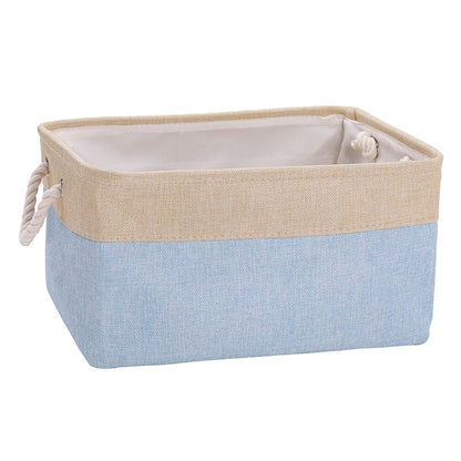 Cube Folding Storage Basket Foldable Linen Pet Toys Storage Box Organize Office Bedroom Closet Toys Laundry Basket - StorageandmoreStorage