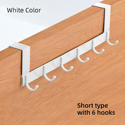 Hooks Over The Door Hook Home Bathroom Organizer Rack Clothes Coat Hat Towel Hanger New Bathroom Kitchen Accessories Holder - StorageandmoreStorage