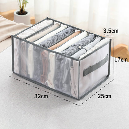 Quick Closet Organizer Underwear Socks Home Cabinet Clapboard Storage Box Clothes Foldable Drawer Organizer - StorageandmoreStorage