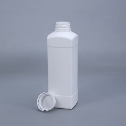 1000ML Empty HDPE Plastic bottle with lid Leakproof packaging container for liquid Laundry detergent Food Grade Bottle - StorageandmoreStorage