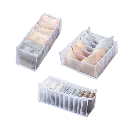 Underwear Bra Organizer Storage Box Drawer Closet Organizers Divider Boxes For Underwear Scarves Socks Bra - StorageandmoreStorage