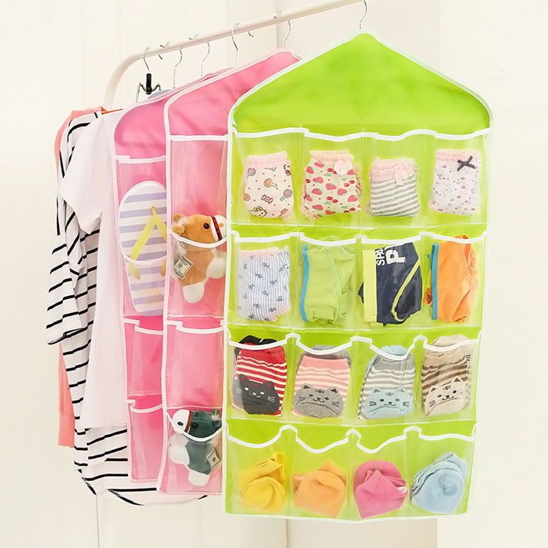 Over The Door Storage Bag Wall Closest Shoe Organizer Rack 16 Pocket Hanging for Home Portable Accessories Useful Tools - StorageandmoreStorage