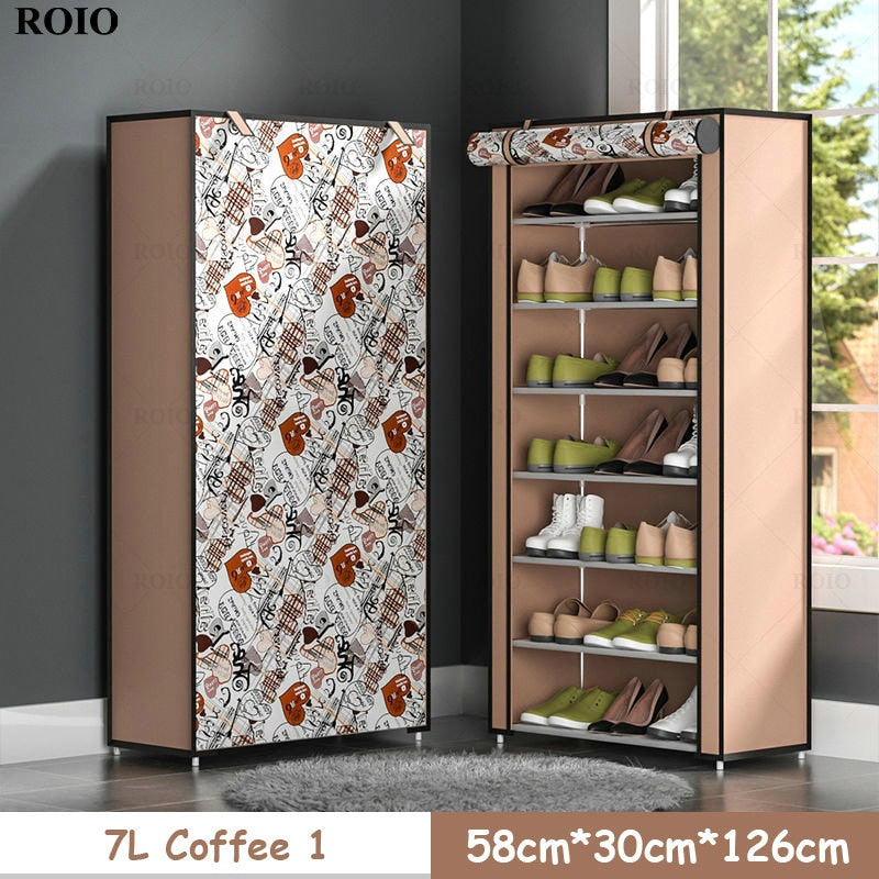 Multi-layer Simple Shoe Rack Entryway Space-saving Shoe Organizer Easy to Install Shoes Shelf Home Dorm Furniture Shoe Cabinet - StorageandmoreStorage