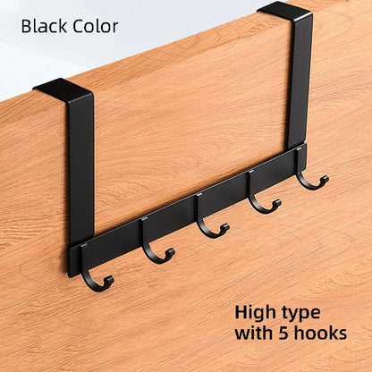 Hooks Over The Door Hook Home Bathroom Organizer Rack Clothes Coat Hat Towel Hanger New Bathroom Kitchen Accessories Holder - StorageandmoreStorage