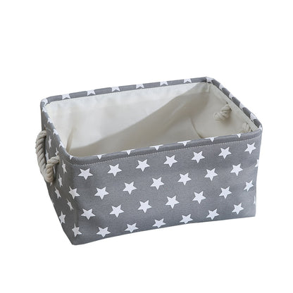 Cube Folding Storage Basket Foldable Linen Pet Toys Storage Box Organize Office Bedroom Closet Toys Laundry Basket - StorageandmoreStorage