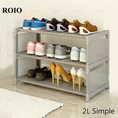 New Simple Shoe Rack Handrial Sturdy Removable Hallway Shoe Rack Space-saving Organizer Stand Holder Home Furniture Shoe Cabinet - StorageandmoreStorage