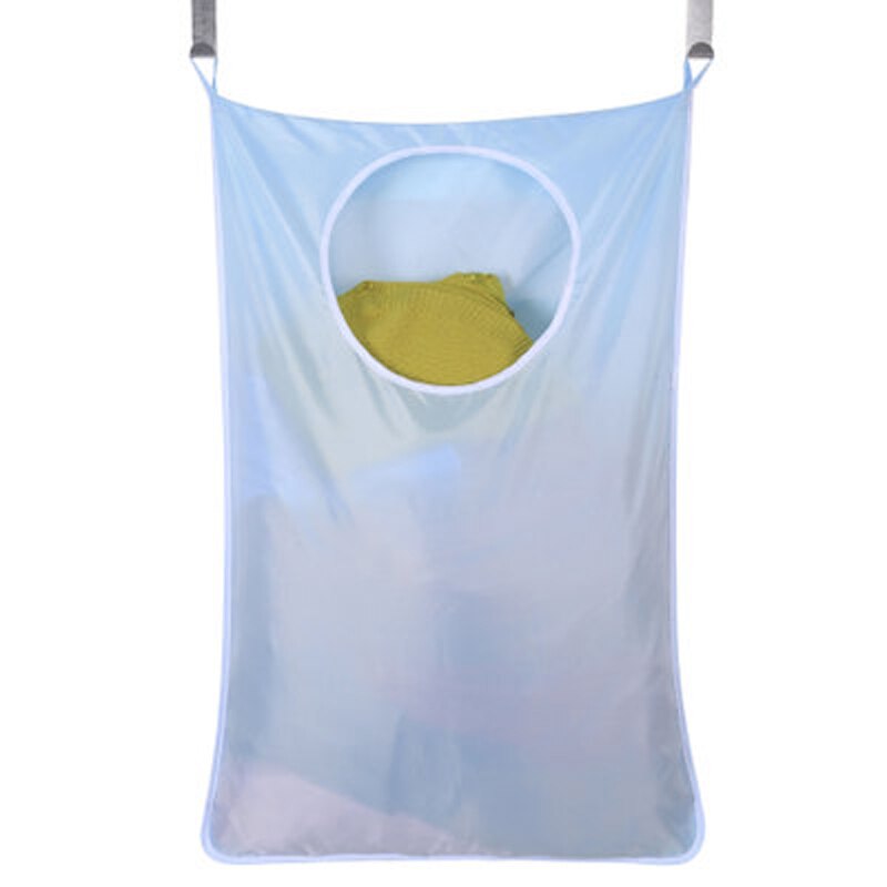 Door Hanging Laundry Bags For Dirty Clothes Washing Machines Wall Mounted Bathroom Storage Bag Hanging Laundry Hamper With Hooks - StorageandmoreStorage