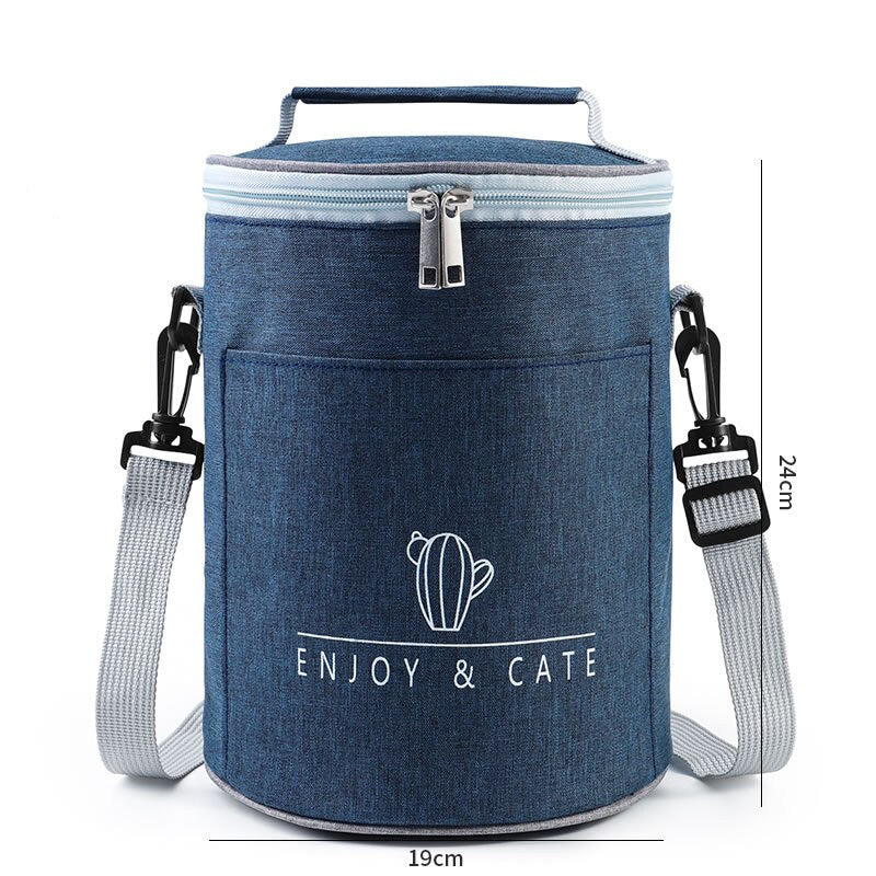 Simplicity Lunch Bag Women Office Luncheon Thermal Package Waterproof Child Outing Fruit Drink Snack Cooler Pouch Accessories - StorageandmoreStorage