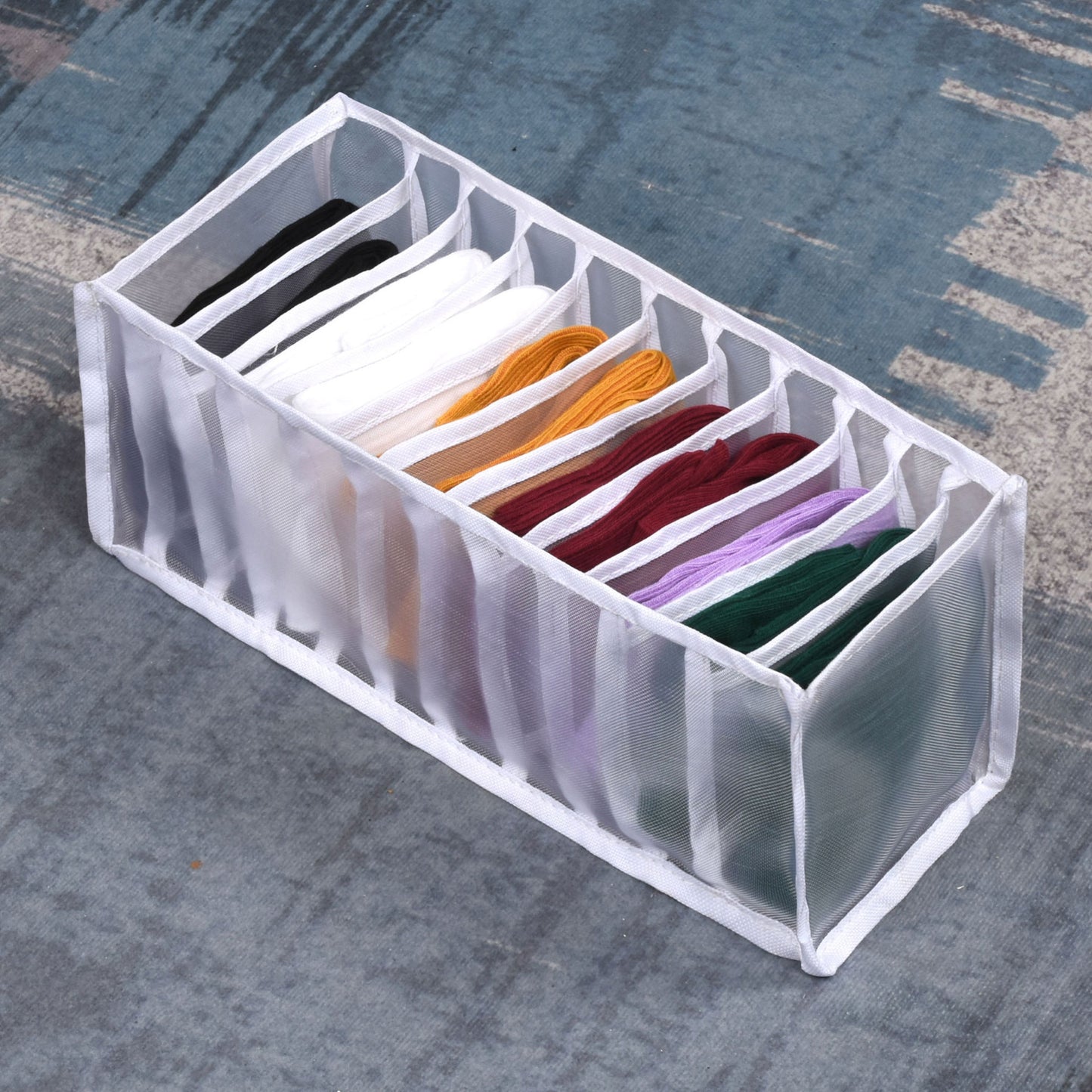 30 Grids Foldable Underwear Drawer Organizers Storage Dividers Closet Organizer Storage Box  for Clothes Bras Scarves Ties Socks - StorageandmoreStorage