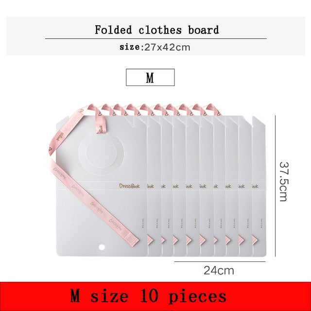 Clothes Folding Board T-shirt Folder Clothespins Closet Fast Speed Fold Organize Storage Clothe Peg Cloth Board - StorageandmoreStorage