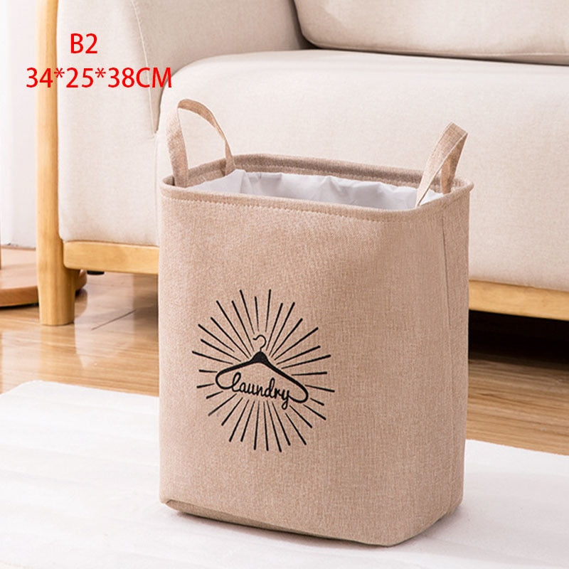 Folding Laundry Basket Portable Large Capacity Storage Dirty Clothes Bucket Toy Home Storage Box New 1PCS  Laundry Organizer - StorageandmoreStorage