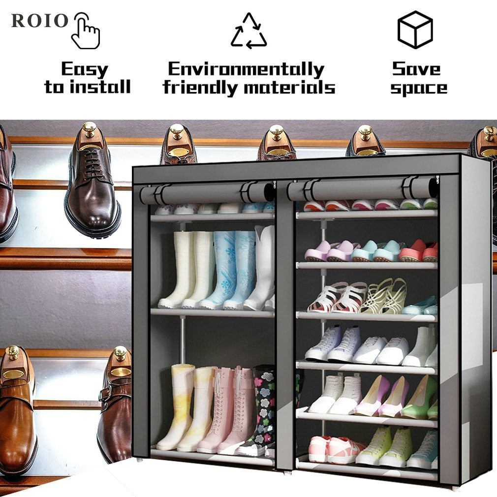 Multi-layer Simple Shoe Rack Entryway Space-saving Shoe Organizer Easy to Install Shoes Shelf Home Dorm Furniture Shoe Cabinet - StorageandmoreStorage