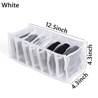 Underwear Organizer Foldable Home Cabinet Divider Storage Box Closet Organizer Drawer Socks Shorts Bra Storage Boxs - StorageandmoreStorage