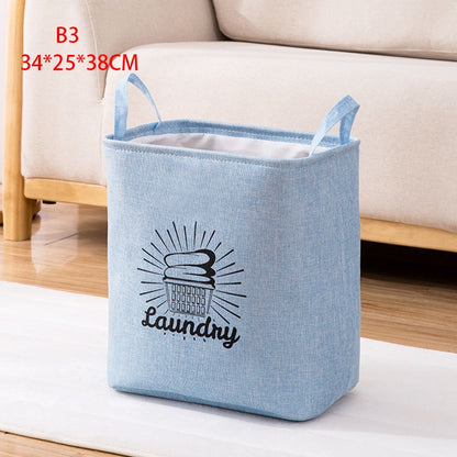 Folding Laundry Basket Portable Large Capacity Storage Dirty Clothes Bucket Toy Home Storage Box New 1PCS  Laundry Organizer - StorageandmoreStorage