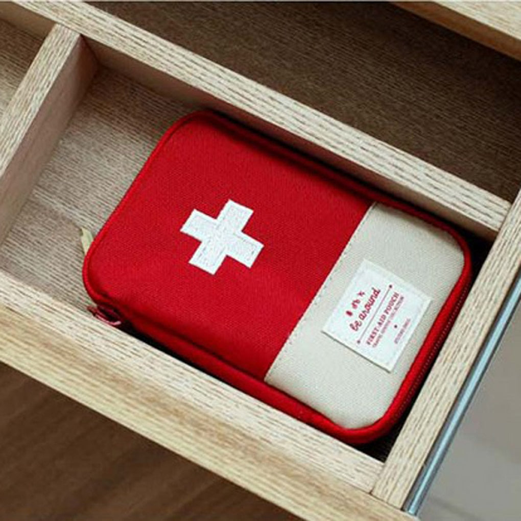 Cute Mini Portable Medicine Bag First Aid Kit Medical Emergency Kits Organizer Outdoor Household Medicine Pill Storage Bag - StorageandmoreStorage