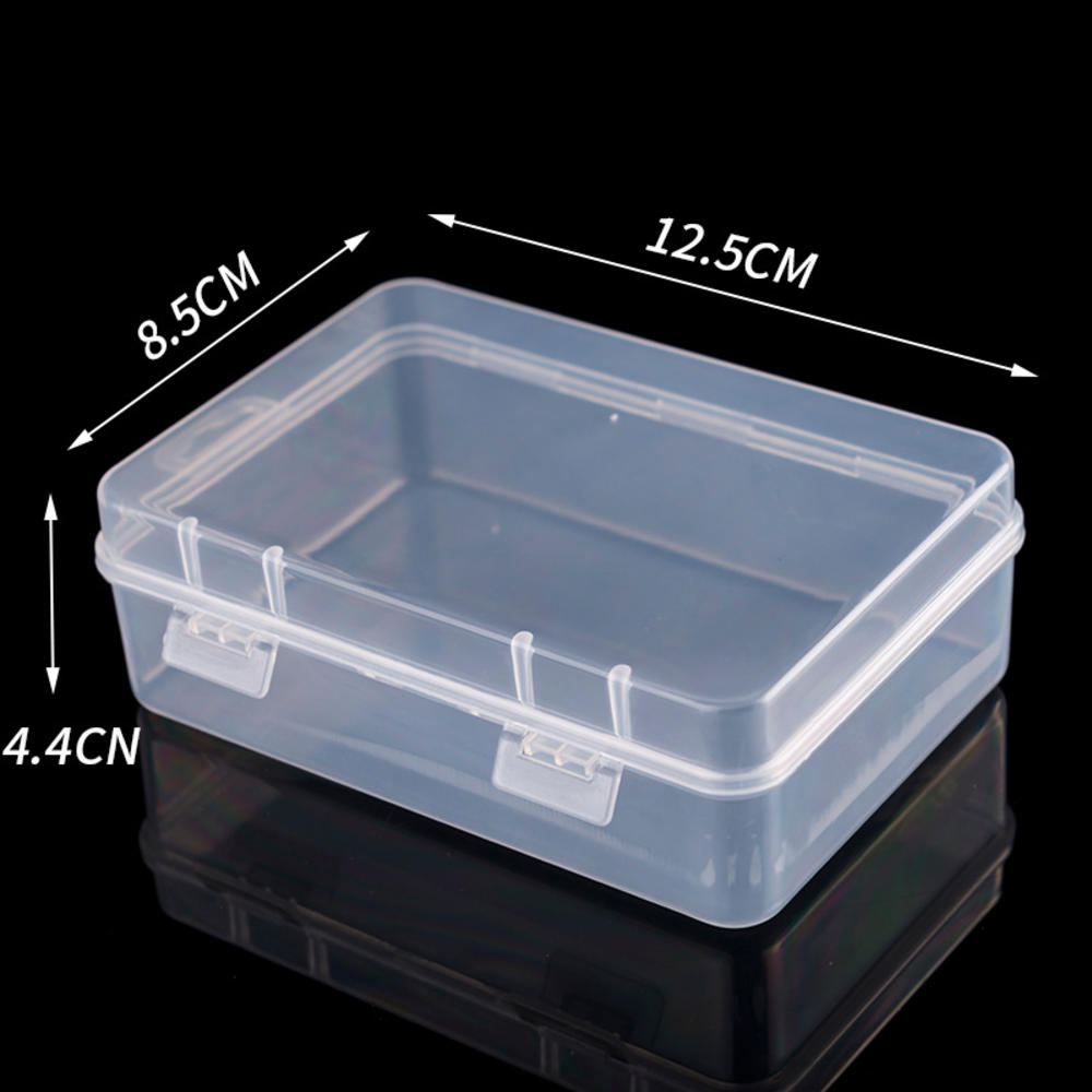 Top Selling Transparent Plastic Storage Box Clear Square Multipurpose Display Case Plastic Jewelry Storage Boxes Multiple Sizes - StorageandmoreStorage