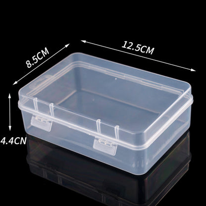 Top Selling Transparent Plastic Storage Box Clear Square Multipurpose Display Case Plastic Jewelry Storage Boxes Multiple Sizes - StorageandmoreStorage