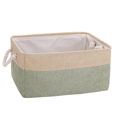 Cube Folding Storage Basket Foldable Linen Pet Toys Storage Box Organize Office Bedroom Closet Toys Laundry Basket - StorageandmoreStorage