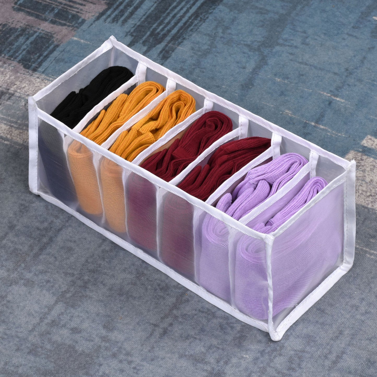 30 Grids Foldable Underwear Drawer Organizers Storage Dividers Closet Organizer Storage Box  for Clothes Bras Scarves Ties Socks - StorageandmoreStorage