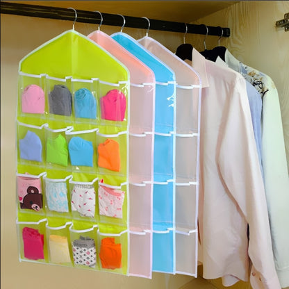 Over The Door Storage Bag Wall Closest Shoe Organizer Rack 16 Pocket Hanging for Home Portable Accessories Useful Tools - StorageandmoreStorage