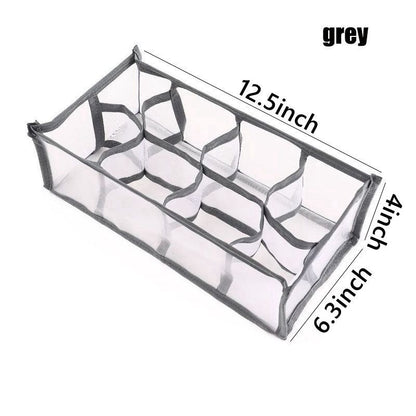 Underwear Organizer Foldable Home Cabinet Divider Storage Box Closet Organizer Drawer Socks Shorts Bra Storage Boxs - StorageandmoreStorage