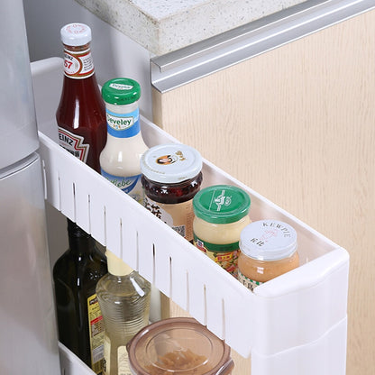 Mobile Storage Shelf Interspace Gap Shelf Kitchen Storage Shelf Bathroom Storage Rack Fridge Side Seam Finishing Rack - StorageandmoreStorage