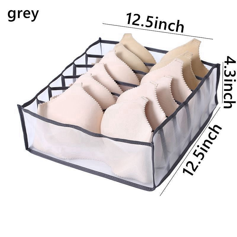 Underwear Organizer Foldable Home Cabinet Divider Storage Box Closet Organizer Drawer Socks Shorts Bra Storage Boxs - StorageandmoreStorage