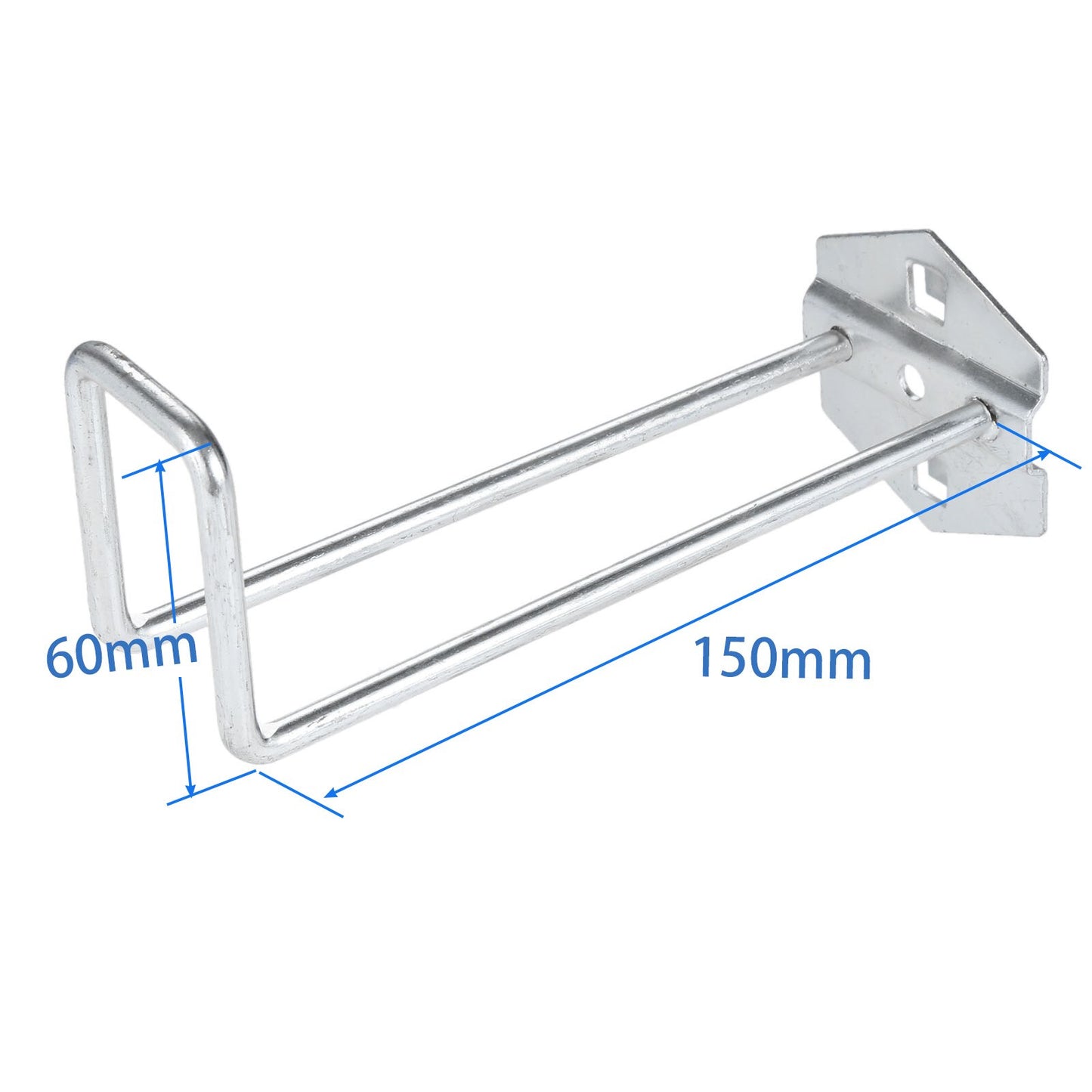 Steel Wall Mounted Hook Hole Board Hanger Tool Storage Rack Garage/Garden/Kitchen Organizer Hammer/Pliers/Coil/Saw/Wrench/Tapes - StorageandmoreStorage