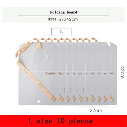 Clothes Folding Board T-shirt Folder Clothespins Closet Fast Speed Fold Organize Storage Clothe Peg Cloth Board - StorageandmoreStorage