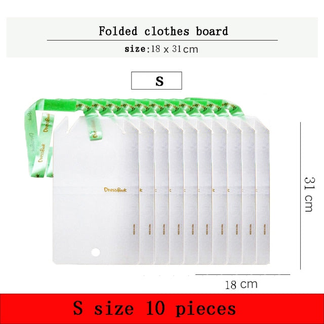 Clothes Folding Board T-shirt Folder Clothespins Closet Fast Speed Fold Organize Storage Clothe Peg Cloth Board - StorageandmoreStorage