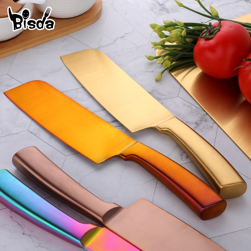 Kitchen Knives Stainless Steel Chef Knife Kitchen Utensil Vegetable Chopping Cooking Accessories Kit Cleaver 6.3 Inch - StorageandmoreStorage