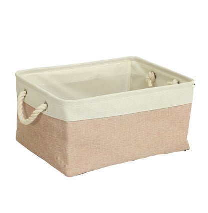 Cube Folding Storage Basket Foldable Linen Pet Toys Storage Box Organize Office Bedroom Closet Toys Laundry Basket - StorageandmoreStorage