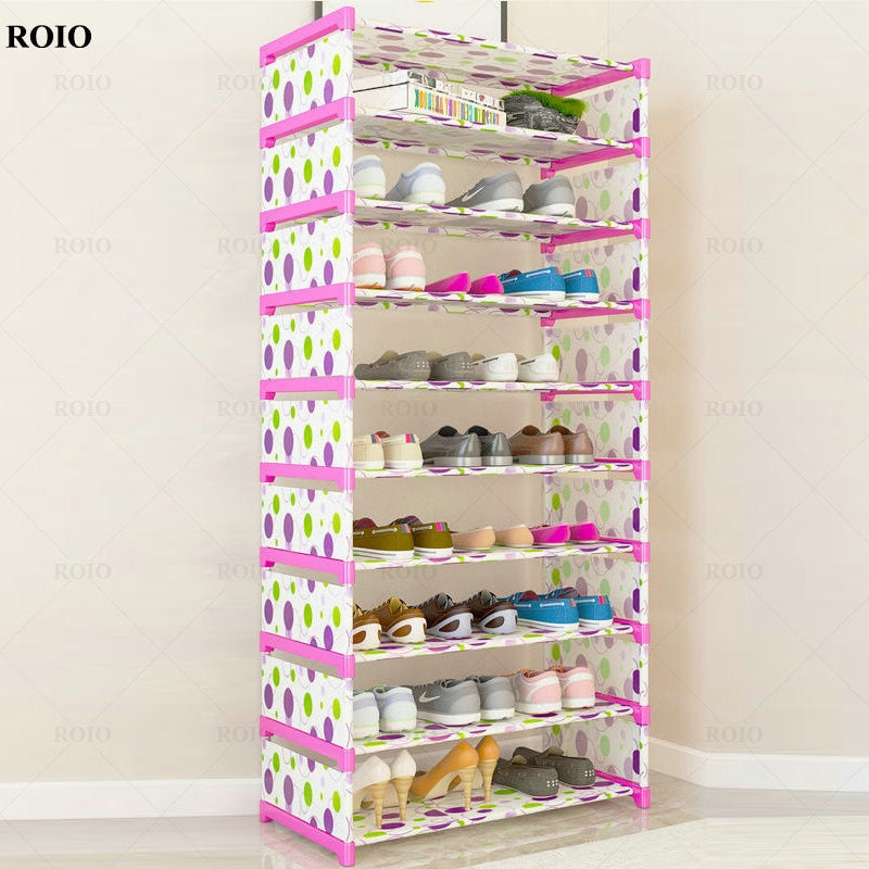 New Simple Shoe Rack Handrial Sturdy Removable Hallway Shoe Rack Space-saving Organizer Stand Holder Home Furniture Shoe Cabinet - StorageandmoreStorage