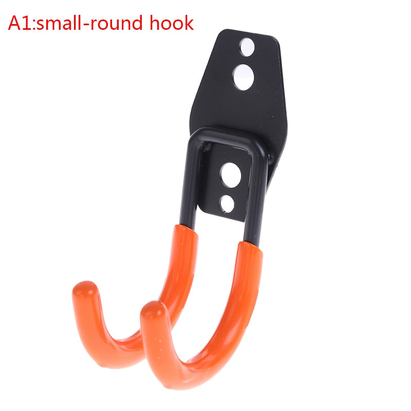 1pc Heavy Duty Metal Hook Garage Organizer Wall Mount Bicycle Hanger Hooks Wall Mount Anti-slip Storage Hook Garage Storage Tool - StorageandmoreStorage