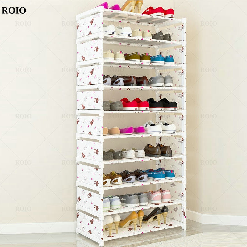 New Simple Shoe Rack Handrial Sturdy Removable Hallway Shoe Rack Space-saving Organizer Stand Holder Home Furniture Shoe Cabinet - StorageandmoreStorage