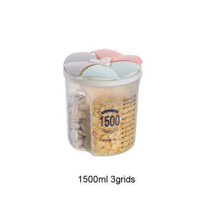 Sealed Storage Box Crisper Grains Food Storage Tank Household Kitchen Food Containers for Dry Cereals Measure Cups Kitchen Tool - StorageandmoreStorage