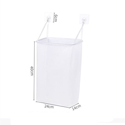 Foldable Wall Mounted Laundry Basket Dirty Clothes Storage Basket Toy Dust Bucket Home Laundry Hamper Dirty Clothes Storage Bag - StorageandmoreStorage