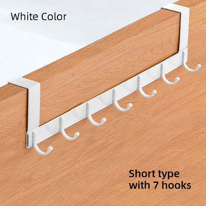 Hooks Over The Door Hook Home Bathroom Organizer Rack Clothes Coat Hat Towel Hanger New Bathroom Kitchen Accessories Holder - StorageandmoreStorage