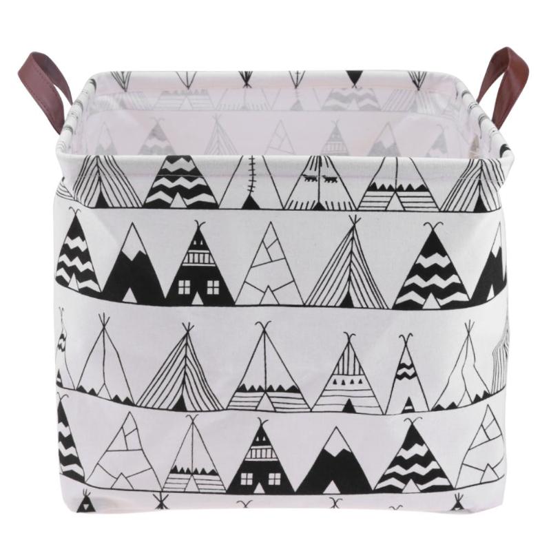 cube folding Laundry Basket Clothing Storage Basket Storage Barrels for kids toy organizer bag gift box storage bins Container - StorageandmoreStorage