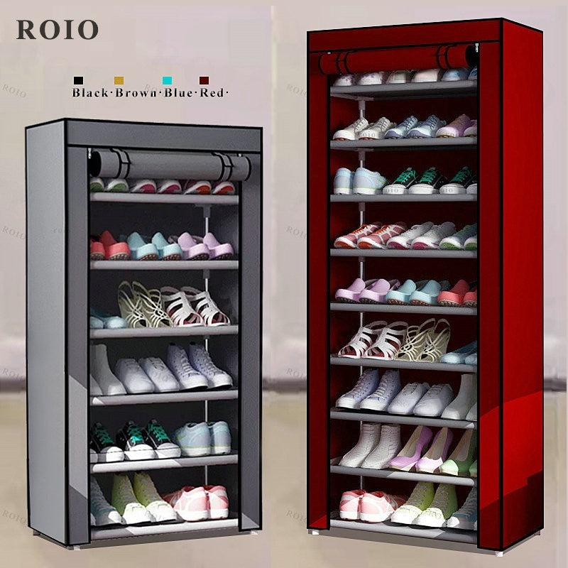 Multi-layer Simple Shoe Rack Entryway Space-saving Shoe Organizer Easy to Install Shoes Shelf Home Dorm Furniture Shoe Cabinet - StorageandmoreStorage