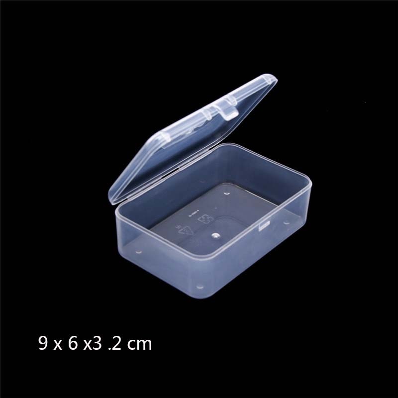 Top Selling Transparent Plastic Storage Box Clear Square Multipurpose Display Case Plastic Jewelry Storage Boxes Multiple Sizes - StorageandmoreStorage