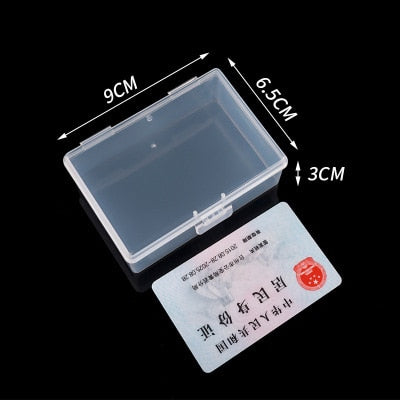 Top Selling Transparent Plastic Storage Box Clear Square Multipurpose Display Case Plastic Jewelry Storage Boxes Multiple Sizes - StorageandmoreStorage