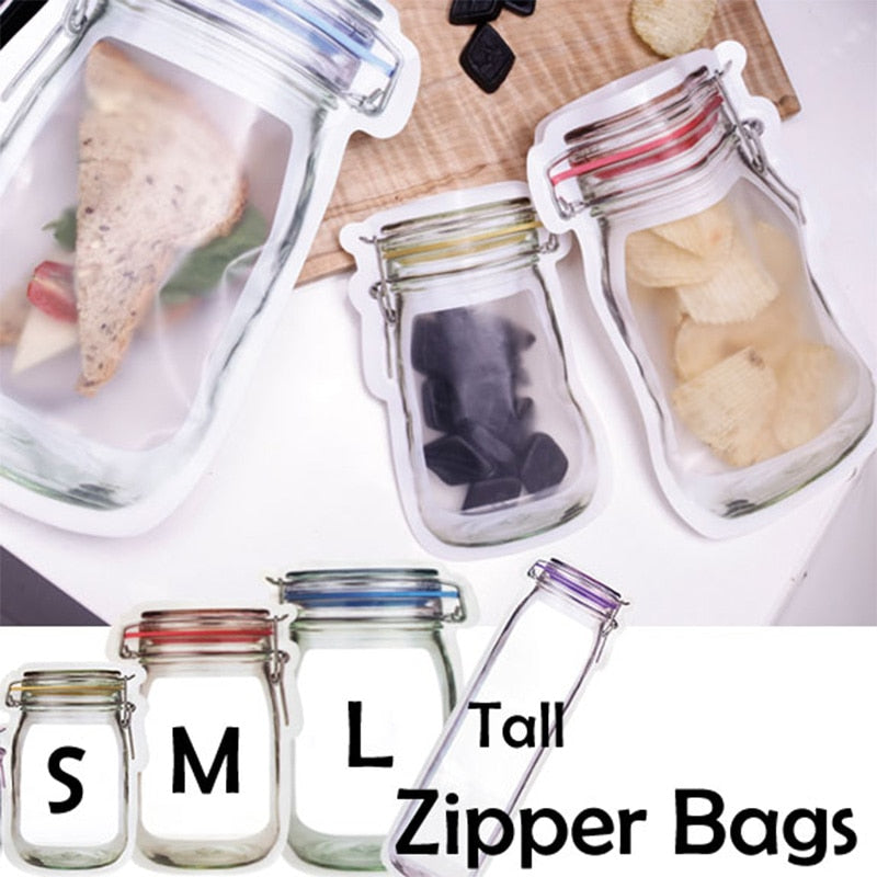 Reusable Snack Storage Bag Nut  Biscuit Waterproof Sealed Fresh Food Storage Bag Snack Storage Travel Food Assortmen Bag - StorageandmoreStorage