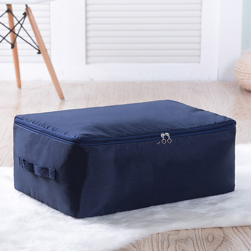 Fashion Iridescent Home Underbed Storage Home Oxford Closet Organizer For Wardrobe Large Quilt Container Storage Bag S M L - StorageandmoreStorage