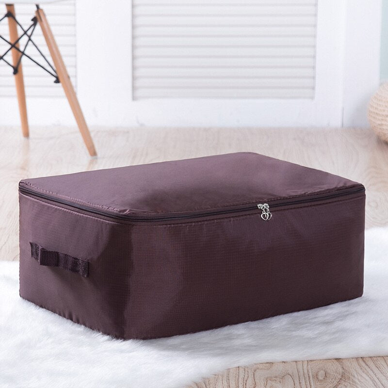 Fashion Iridescent Home Underbed Storage Home Oxford Closet Organizer For Wardrobe Large Quilt Container Storage Bag S M L - StorageandmoreStorage