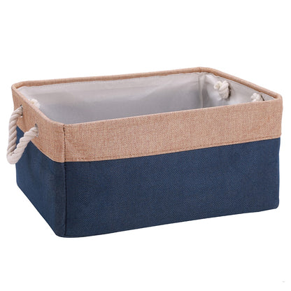 Cube Folding Storage Basket Foldable Linen Pet Toys Storage Box Organize Office Bedroom Closet Toys Laundry Basket - StorageandmoreStorage