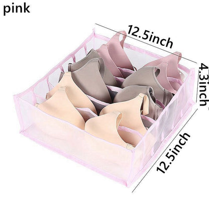 Underwear Organizer Foldable Home Cabinet Divider Storage Box Closet Organizer Drawer Socks Shorts Bra Storage Boxs - StorageandmoreStorage