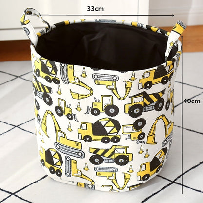 Cartoon Dinosaur Foldable Laundry Basket For Dirty Clothes Toys Storage Baskets Kids Organizer Bag Home Washing Organization - StorageandmoreStorage