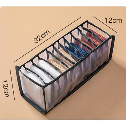 30 Grids Foldable Underwear Drawer Organizers Storage Dividers Closet Organizer Storage Box  for Clothes Bras Scarves Ties Socks - StorageandmoreStorage