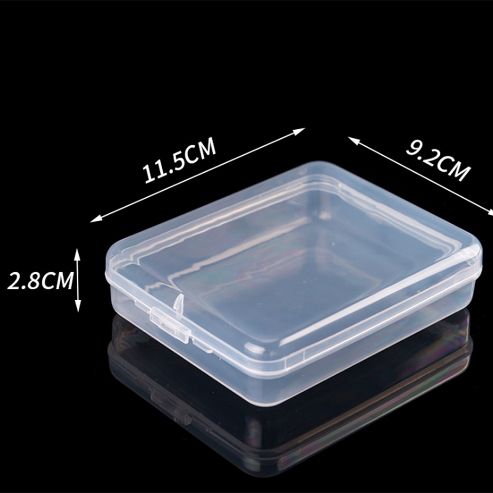 Top Selling Transparent Plastic Storage Box Clear Square Multipurpose Display Case Plastic Jewelry Storage Boxes Multiple Sizes - StorageandmoreStorage